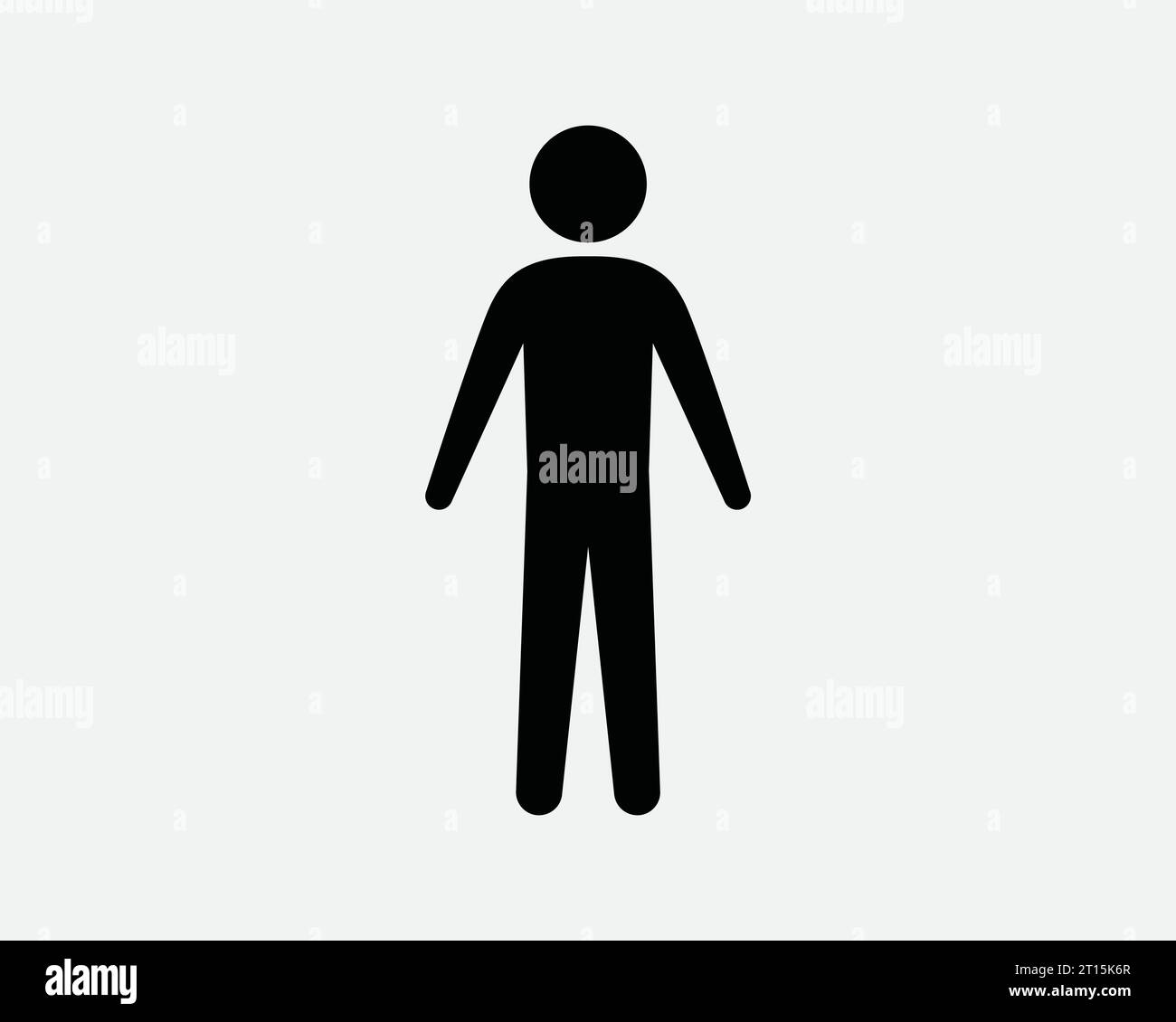 Man Icon Male Gender Toilet Bathroom Restroom Boy Stick Figure