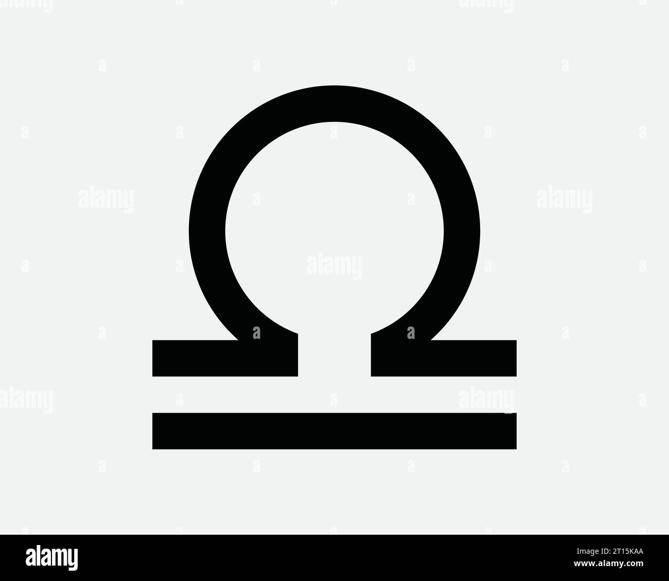Libra Horoscope Icon Zodiac Astrology Astronomy Calendar Mythical