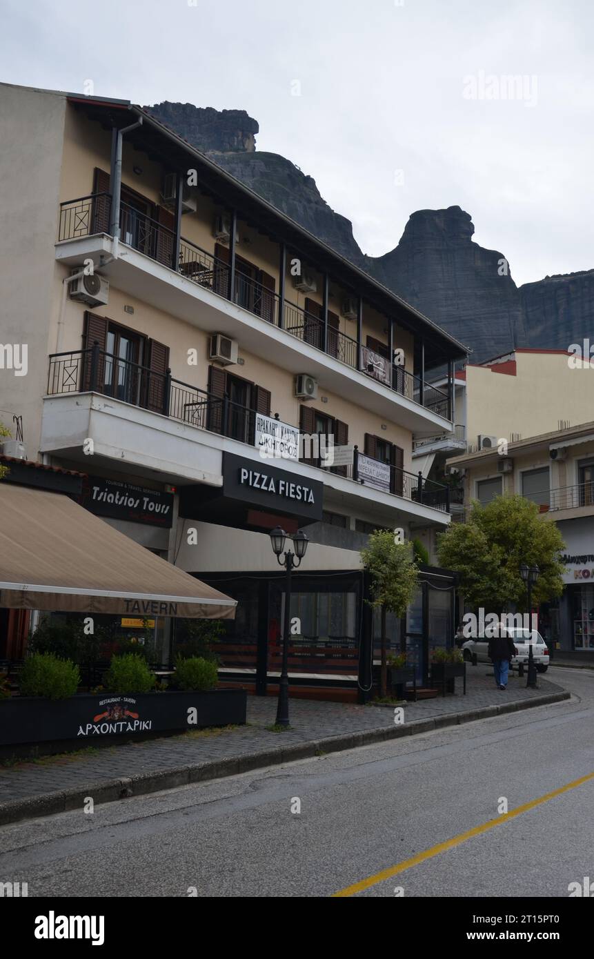 Pizza Fiesta, Kalambaka Stock Photo Alamy