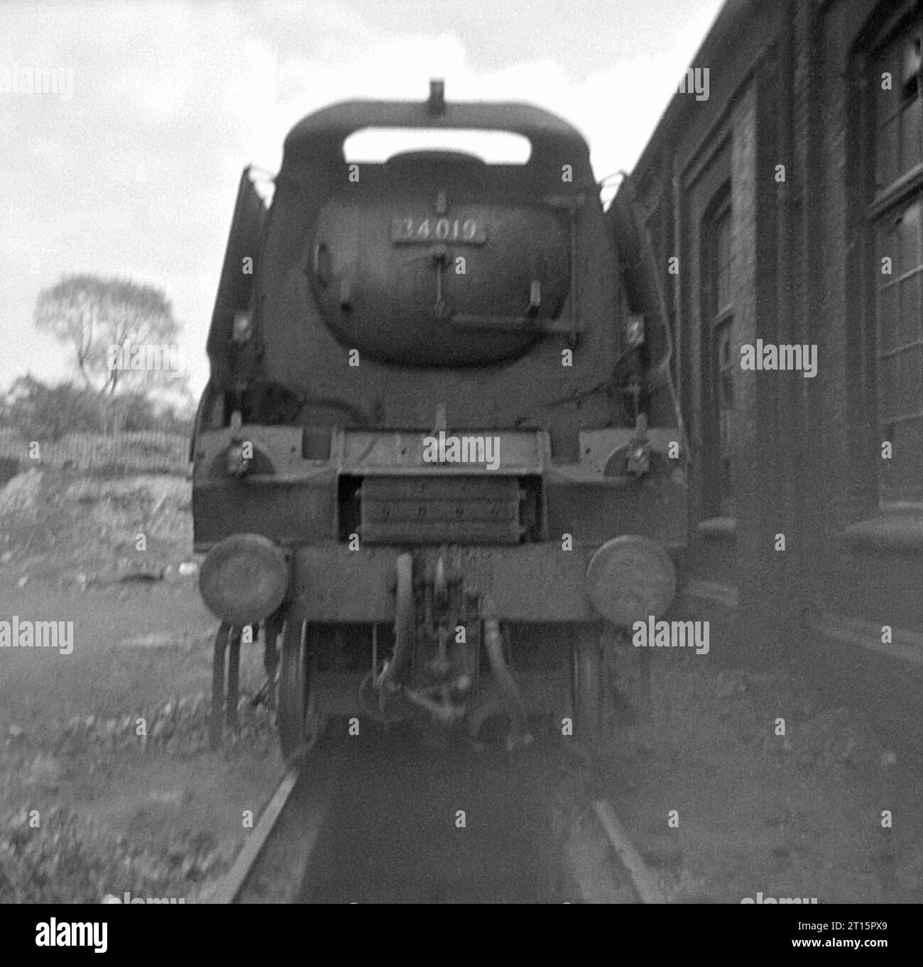 34018 and others at Basingstoke 1965-67 Stock Photo
