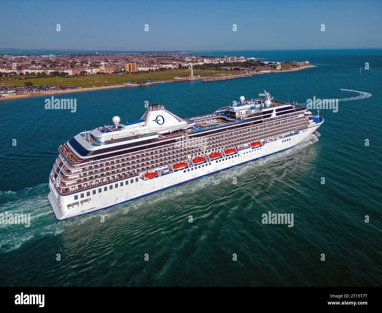 Marina is an Oceania class cruise ship operated by Oceania Cruises, part of Norwegian Cruise Line Holdings. Stock Photo