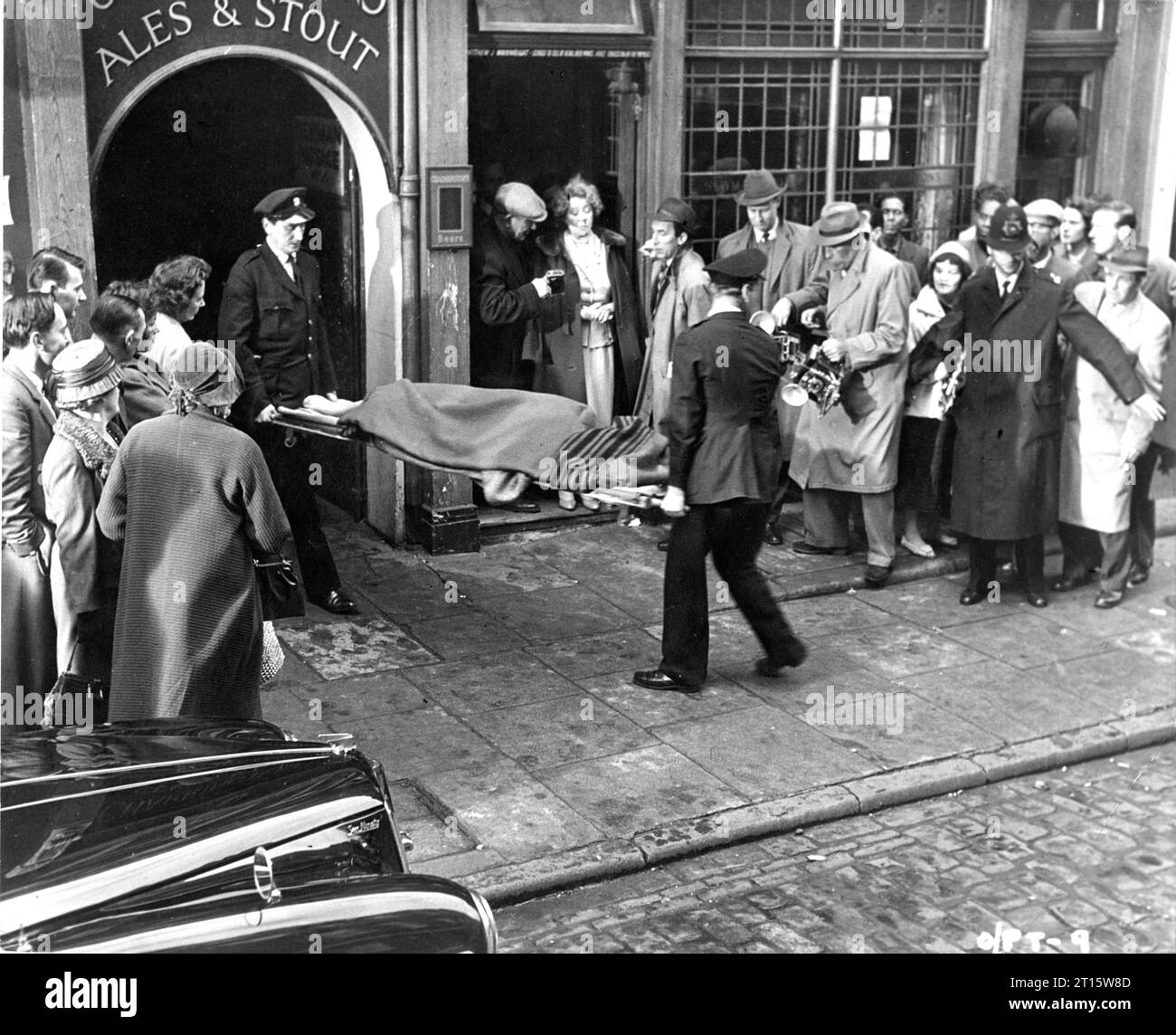 Scene from PEEPING TOM 1960 Director MICHAEL POWELL Story LEO MARKS Cinematographer OTTO HELLER Anglo Amalgamated Film Distributors Stock Photo