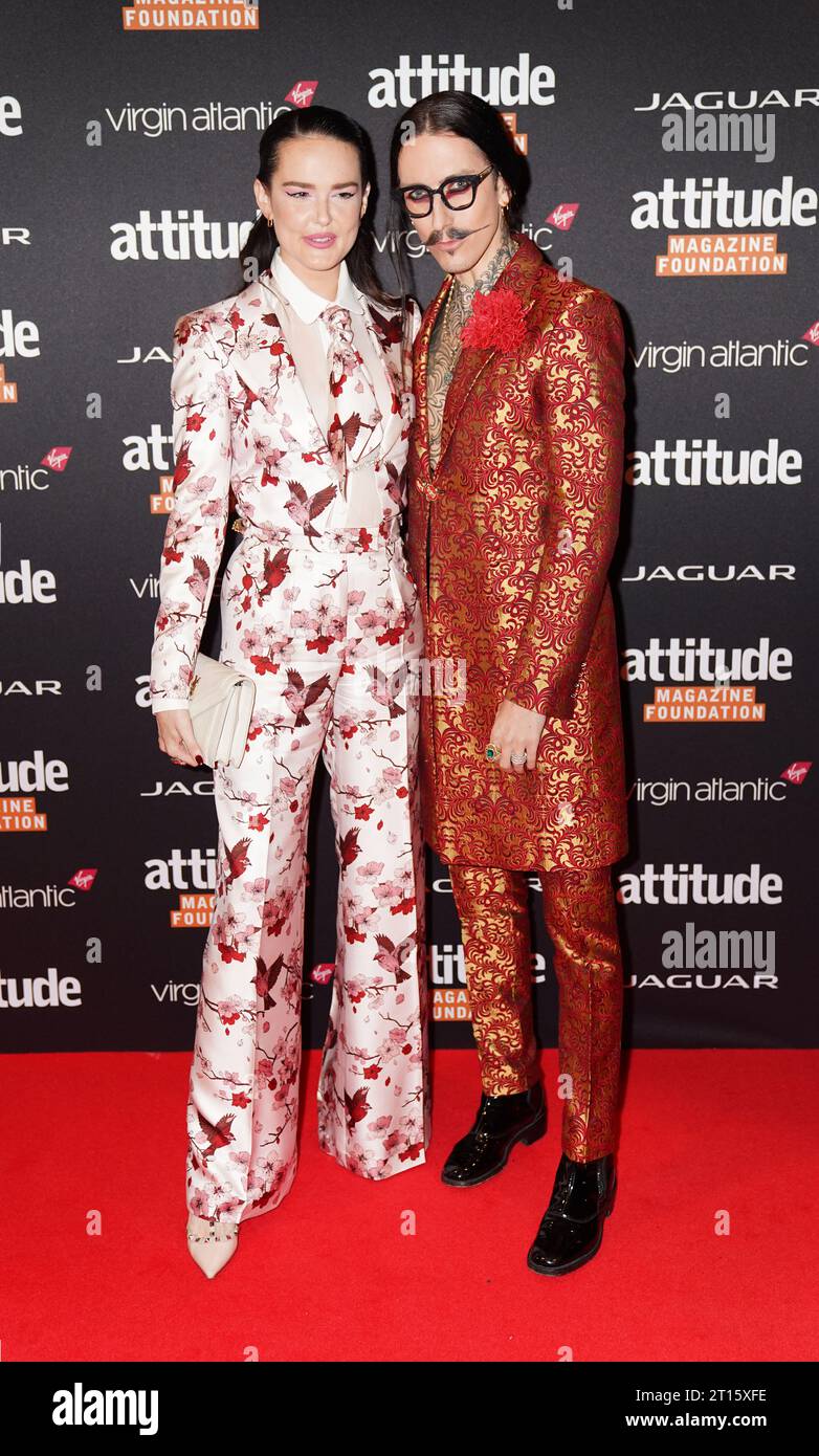 Lottie Archer-Kane and Joshua Kane attending the Virgin Atlantic