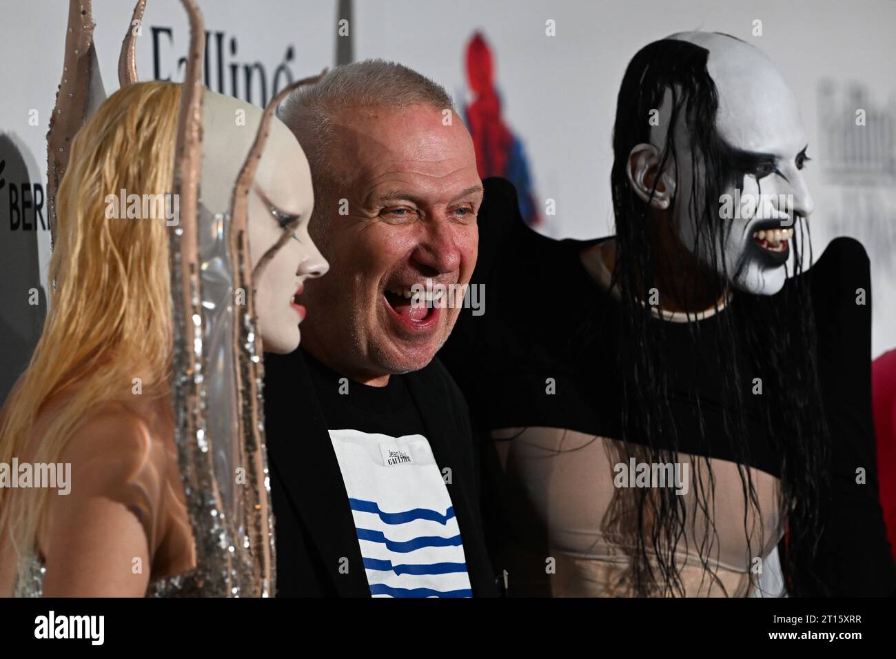 Berlin, Germany. 11th Oct, 2023. Fashion designer Jean Paul Gaultier is ...