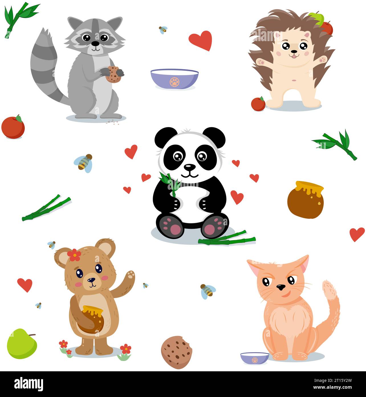 panda bear kawaii cute animal icon Stock Vector Image & Art - Alamy