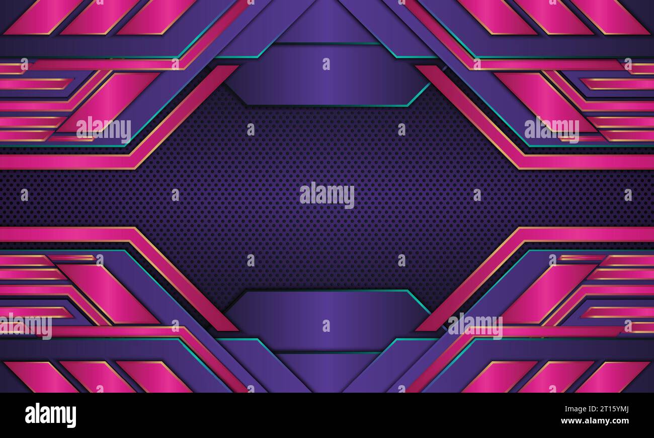 Technology background with neon stripes Stock Vector Image & Art - Alamy