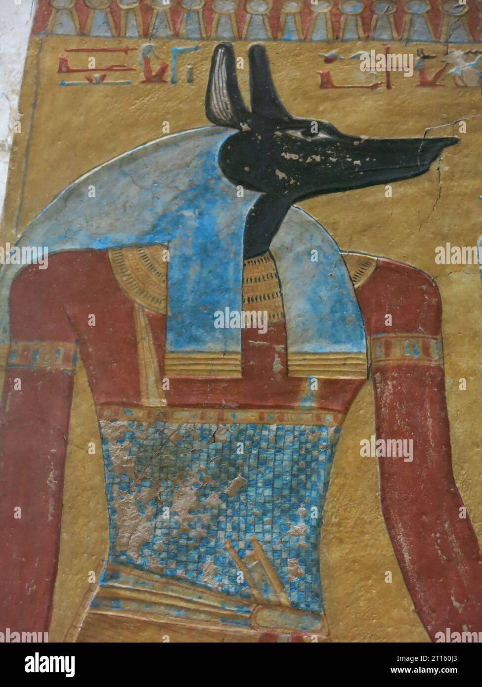 Egyptian gods tomb painting hi-res stock photography and images - Alamy