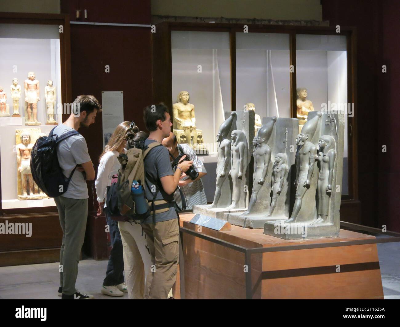 Visitors, with cameras at the ready, flock to see the displays of