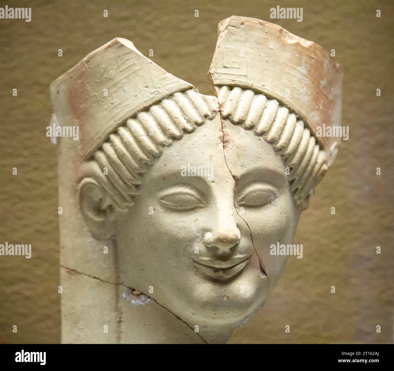 Ancient greek sculpture in Syracuse museum, Sicily Stock Photo Alamy