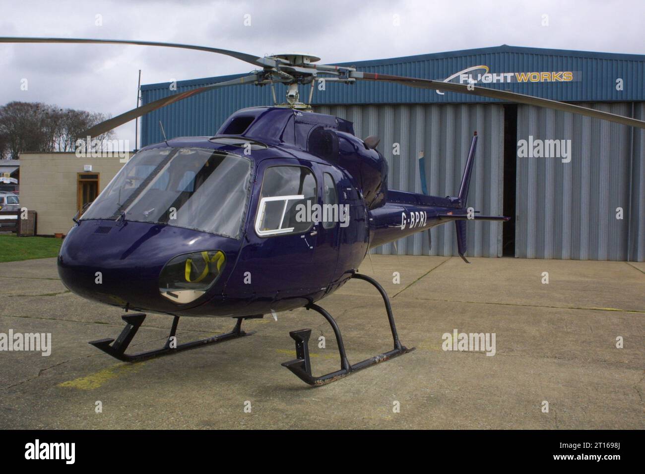 Eurocopter AS355 Écureuil 2 helicopter Stock Photo