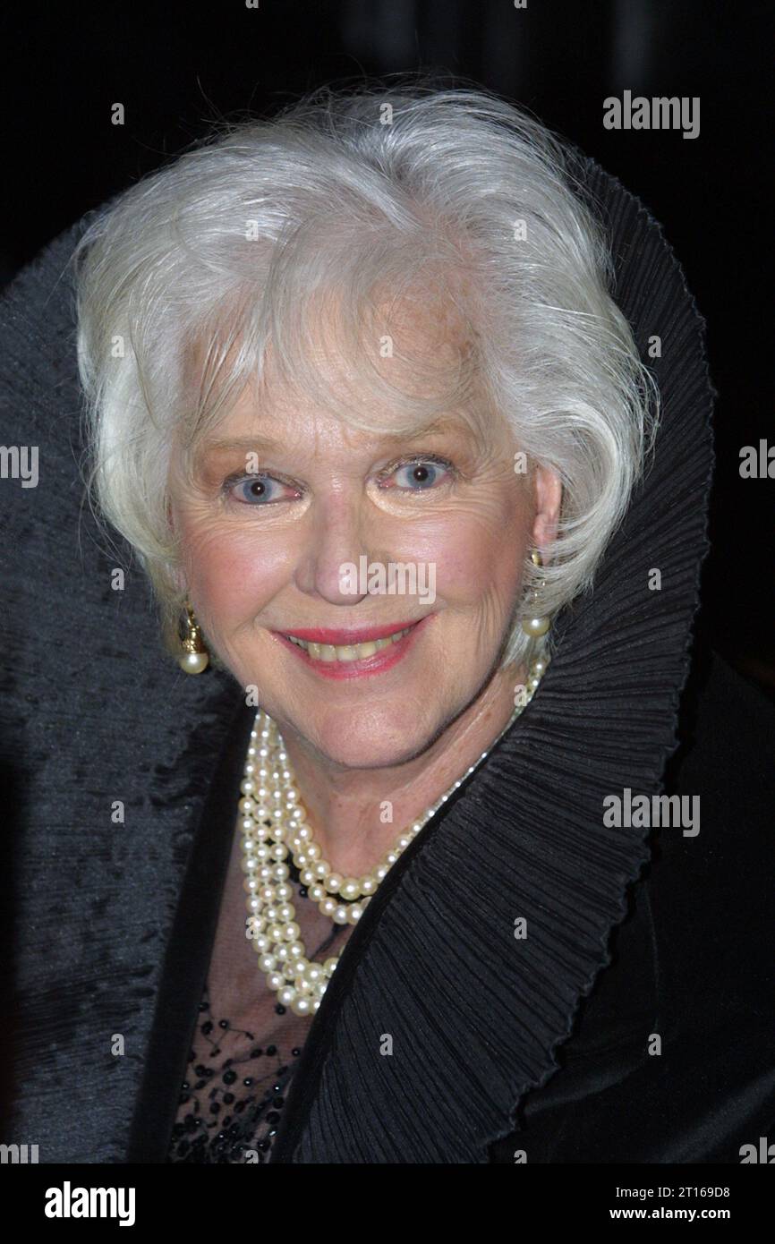 Katie Boyle, actress, writer, radio announcer, television personality and game-show panellist pictured in 2002 Stock Photo