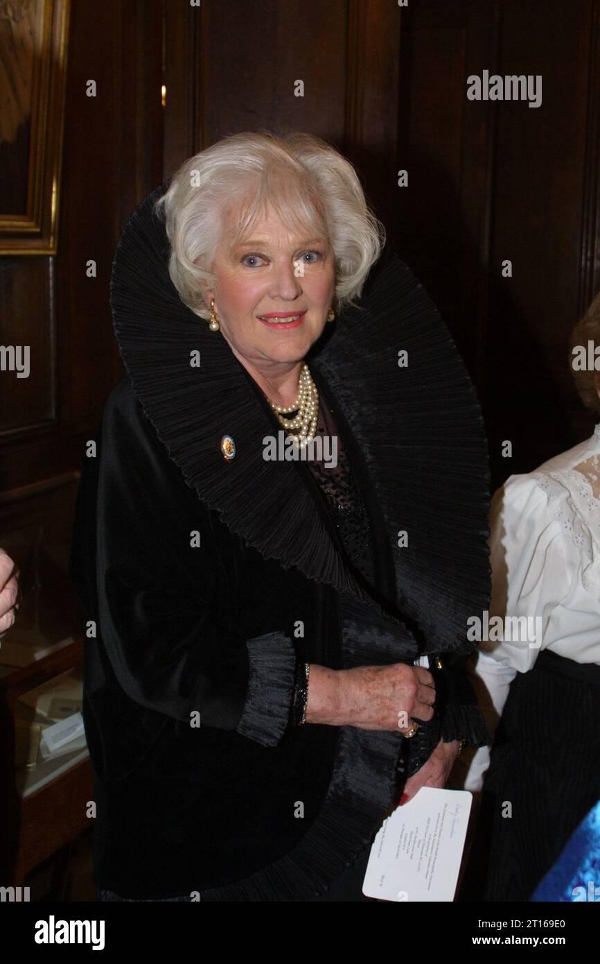 Katie Boyle, actress, writer, radio announcer, television personality and game-show panellist pictured in 2002 Stock Photo