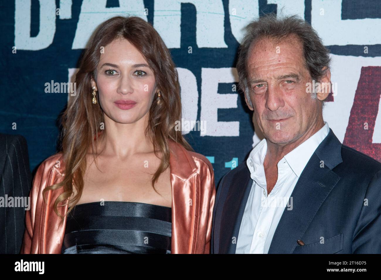 Paris, France. 11th Oct, 2023. Olga Kurylenko and Vincent Lindon