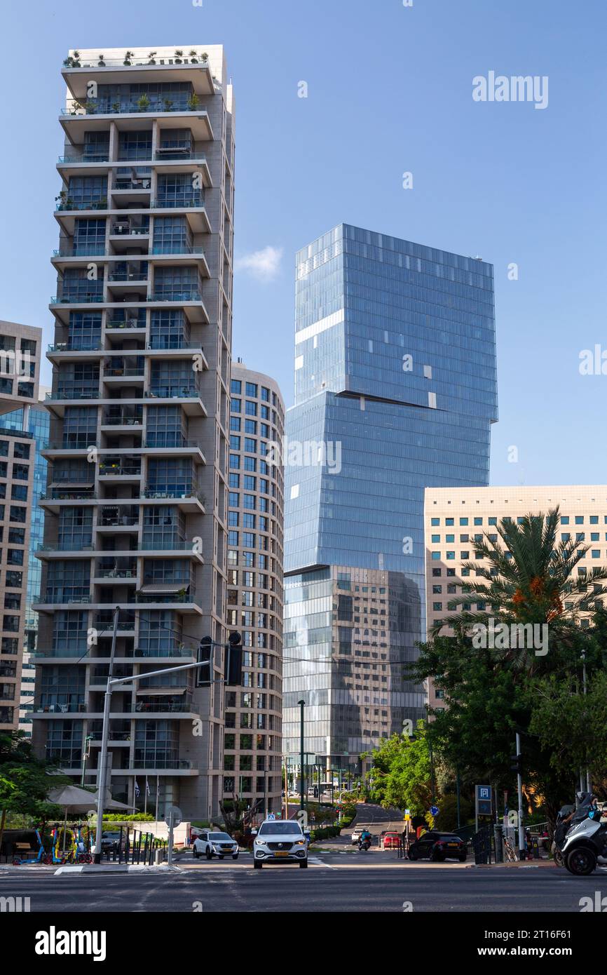 Ramat Gan, Israel October 11, 2023 Modern office and residential