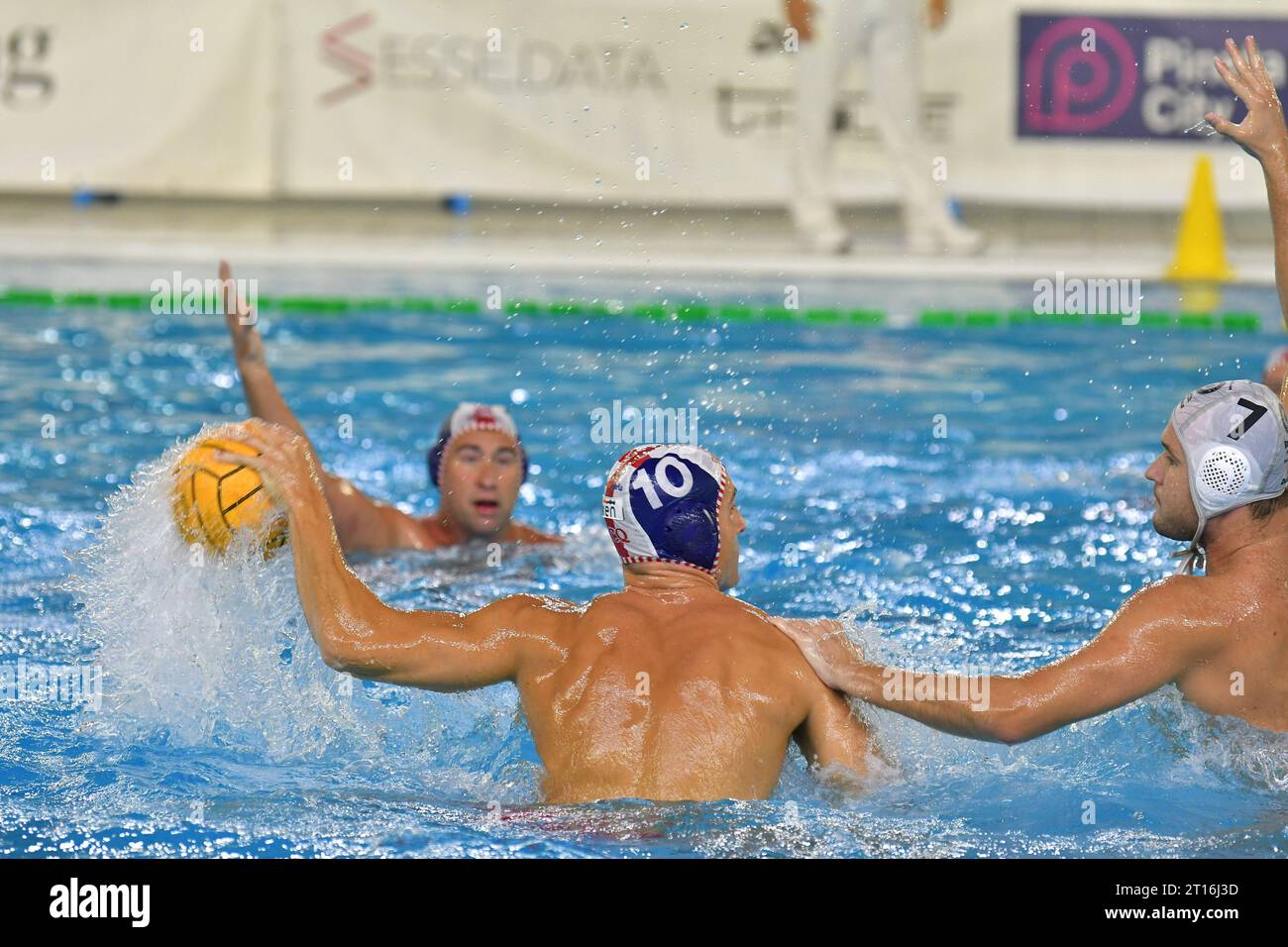 Trieste, Italy. 11th Oct, 2023. Federico Panarei (Quinto Genova) during