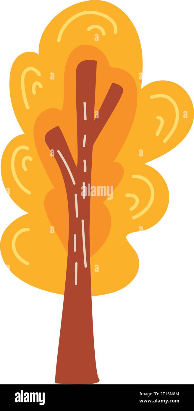 autumn tree illustration vector isolated Stock Vector Image & Art - Alamy