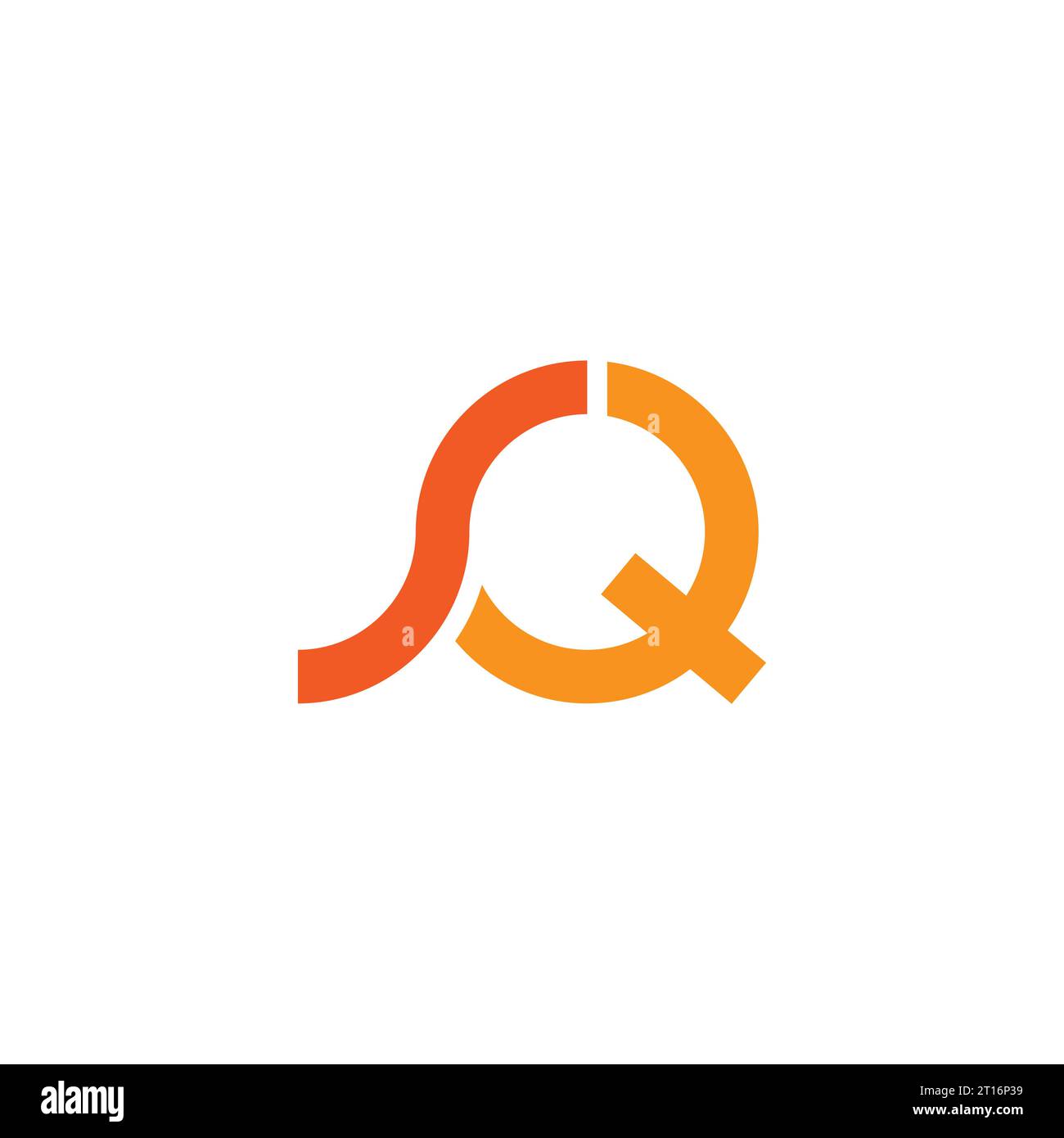 Sq letter logo hi-res stock photography and images - Alamy
