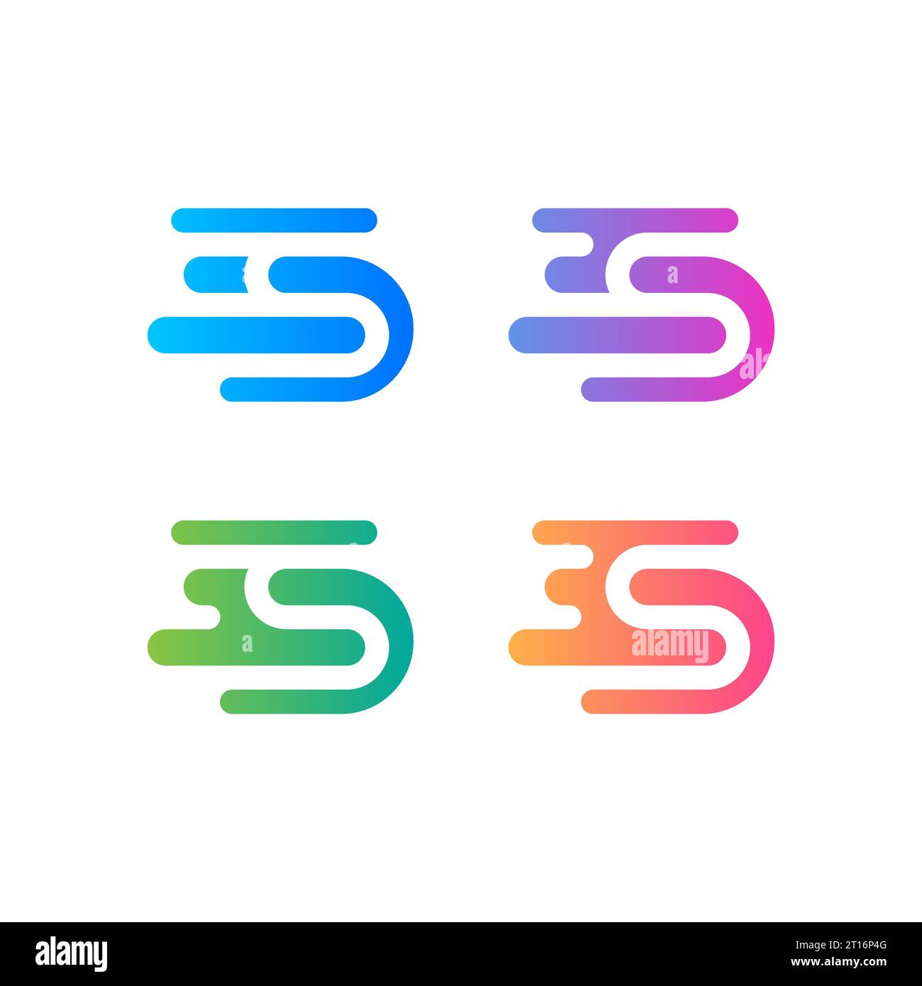 S Logo, S Monogram, Initial S Logo, Abstract Letter S Logo, icon, vector Stock Vector