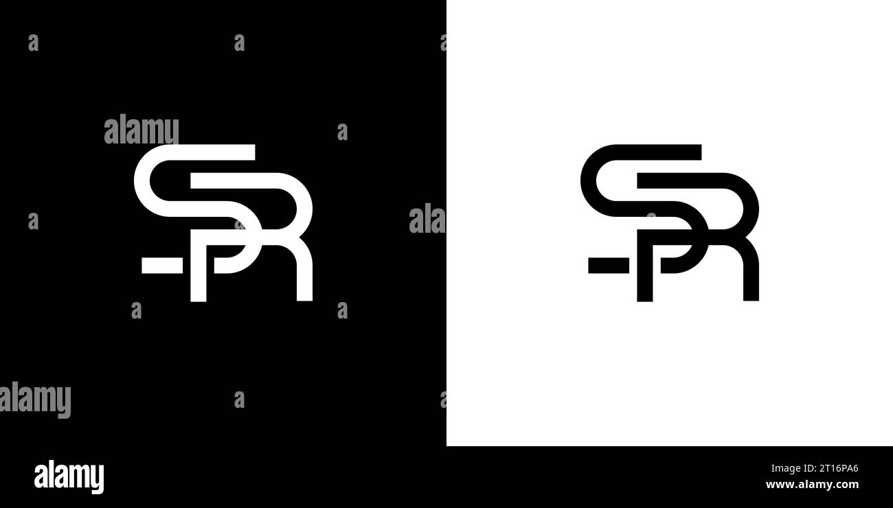 SR logo, SR Monogram, Initial SR Logo, Letter SR logo, Icon, Vector ...