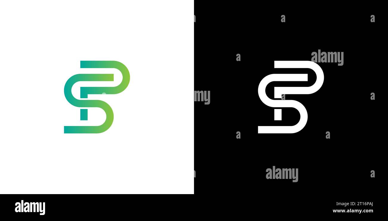 SP Logo, SP Monogram, Initial SP Logo, Letter SP Logo, Icon, Vector Stock Vector