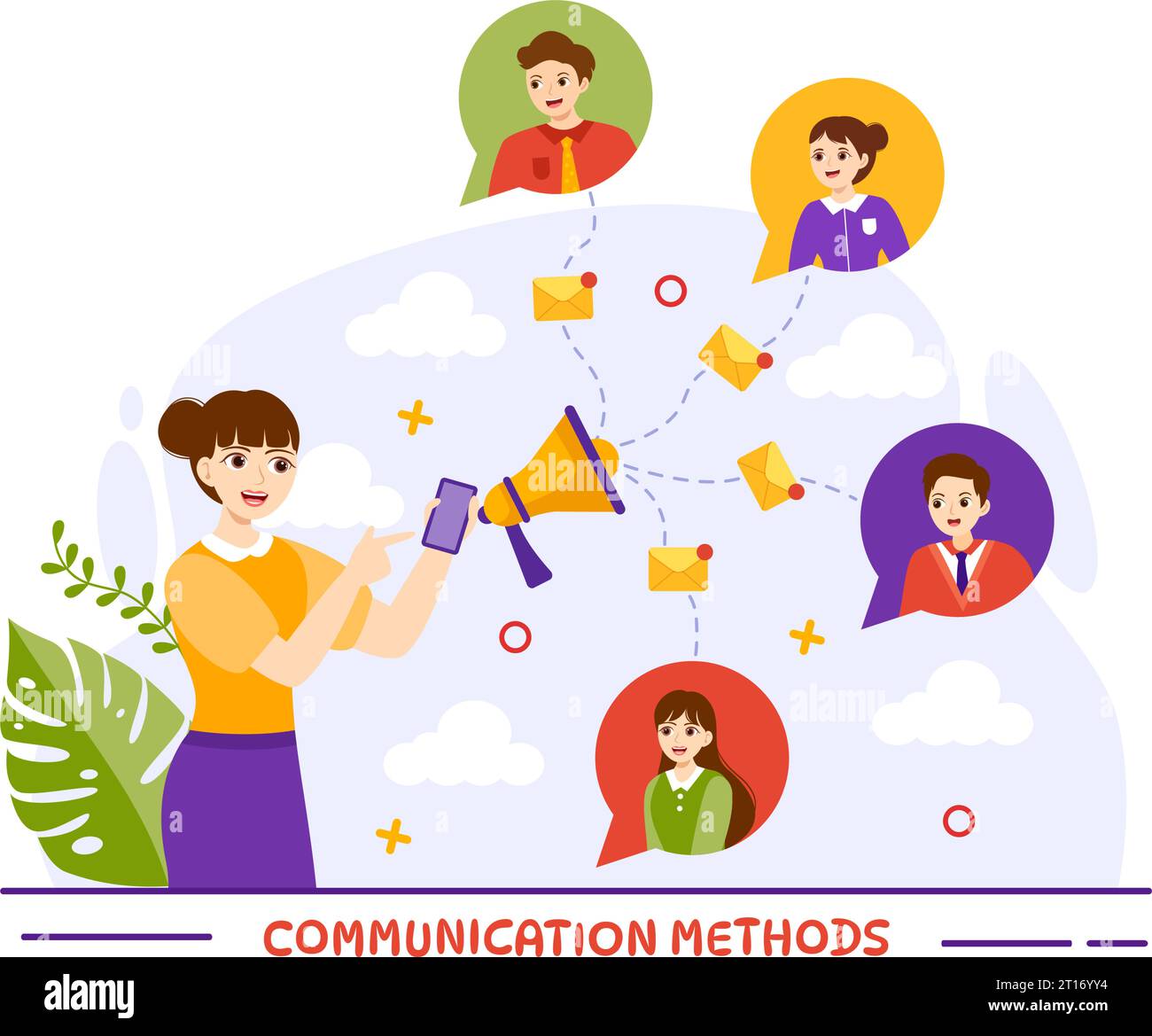 Methods of communication Cut Out Stock Images & Pictures - Alamy