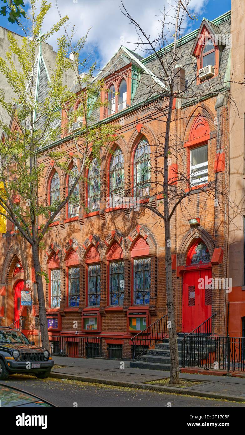 St. Clement’s Episcopal Church, 423 West 46th Street, plays two roles