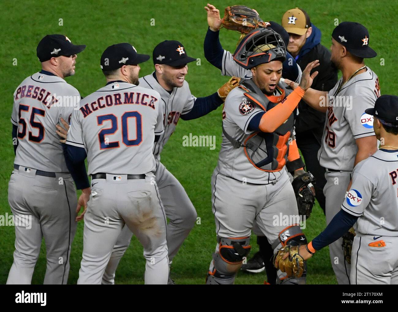 Minnesota twins players celebrate after hi-res stock photography and images  - Alamy