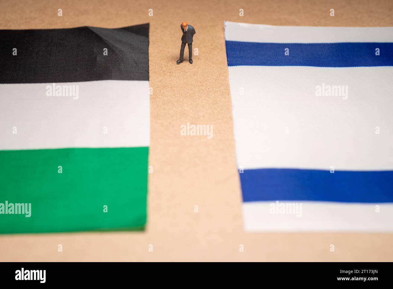 Israeli–Palestinian peace process concept,The flags of Israel and