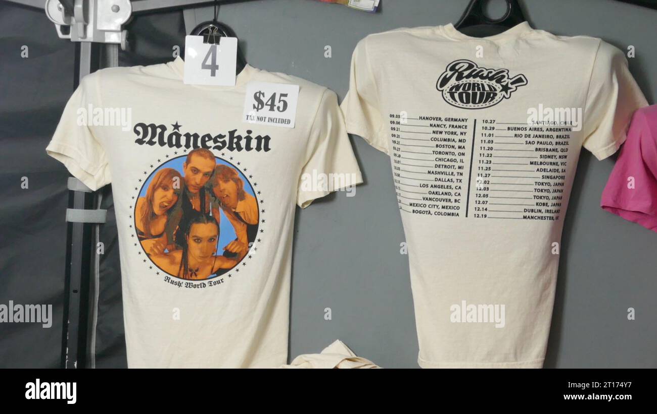 Inglewood, California, USA 10th October 2023 Maneskin Inglewood, California, USA 10th October 2023 Maneskin