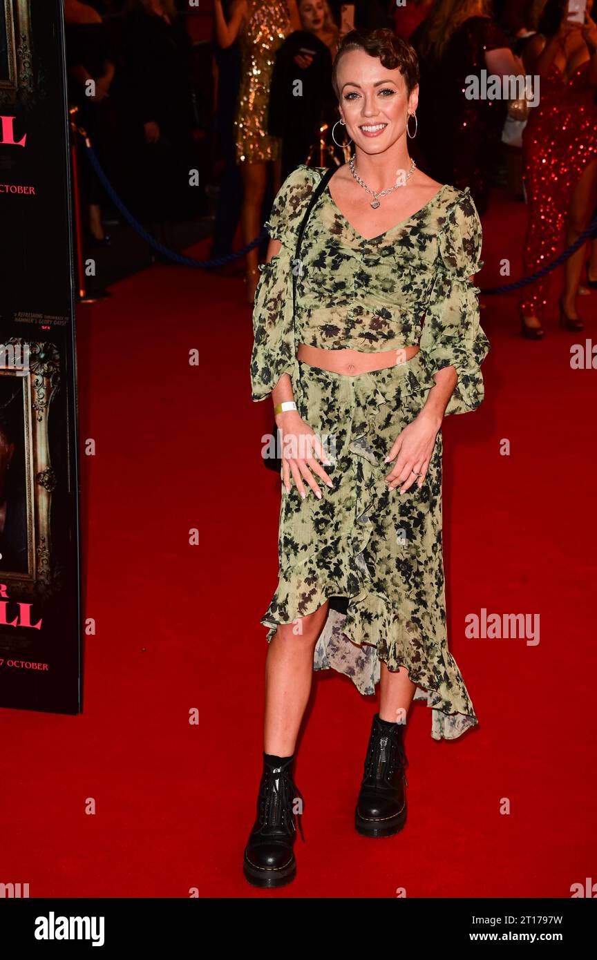 Odeon Luxe, Leicester Square, London, UK. 11th Oct, 2023. Lauren Oakley attends the World Premiere of Doctor Jekyll with Eddie Izzard, London, UK. Credit: See Li/Picture Capital/Alamy Live News Stock Photo