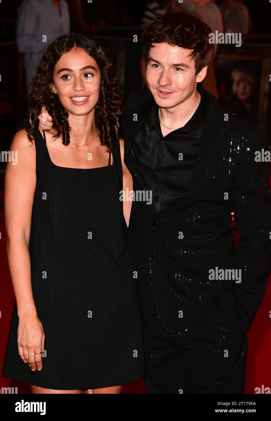 Odeon Luxe, Leicester Square, London, UK. 11th Oct, 2023. Scott Chambers and Rybyn Cara attends the World Premiere of Doctor Jekyll with Eddie Izzard, London, UK. Credit: See Li/Picture Capital/Alamy Live News Stock Photo