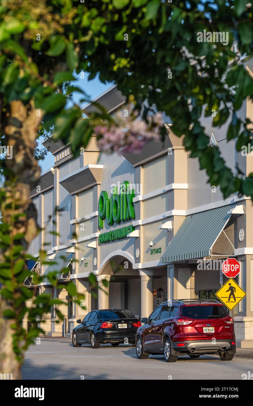 Publix Food & Pharmacy at The Shoppes at Bartram Park in Jacksonville, Florida. (USA) Stock Photo