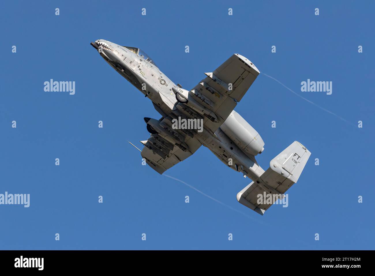 Fairchild Republic A10 Warthog of the USAF Stock Photo