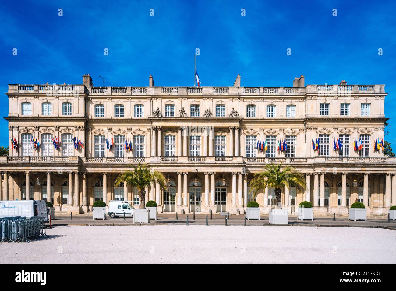 Place de la carriere and Palais du Gouvernement (Nancy/France) Stock Photo