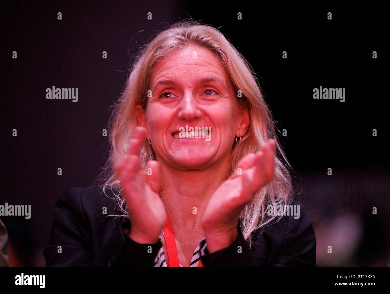 Kim Leadbeater, MP for Batley and Spen, at the Labour Party Conference