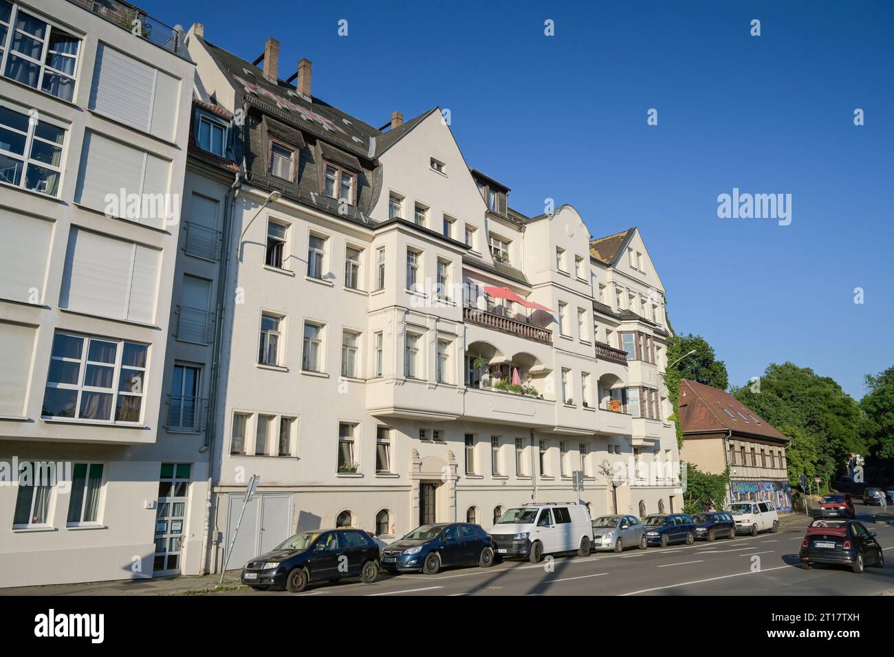 Wohnhaus, Altbau, PrinzEugenStraße, Connewitz, Leipzig, Sachsen