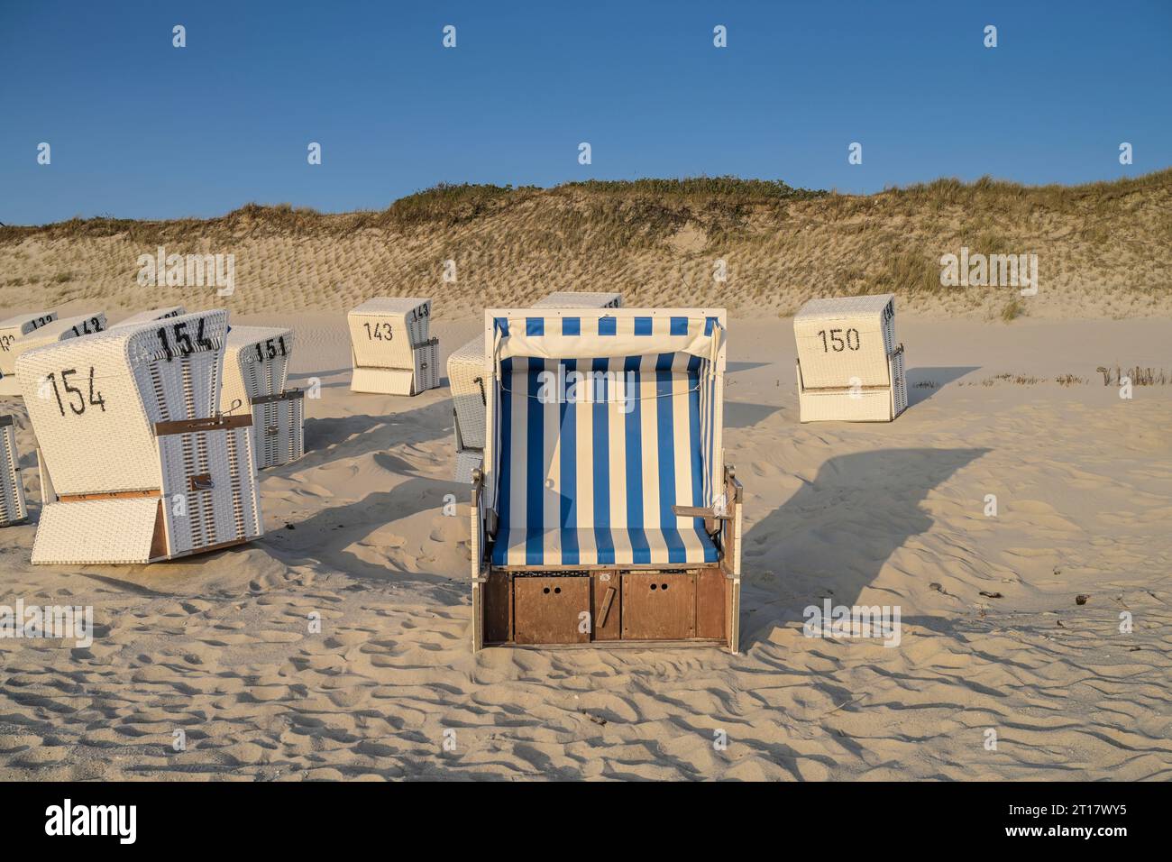 Strandkörbe, Weststrand, List, Sylt, SchleswigHolstein, Deutschland