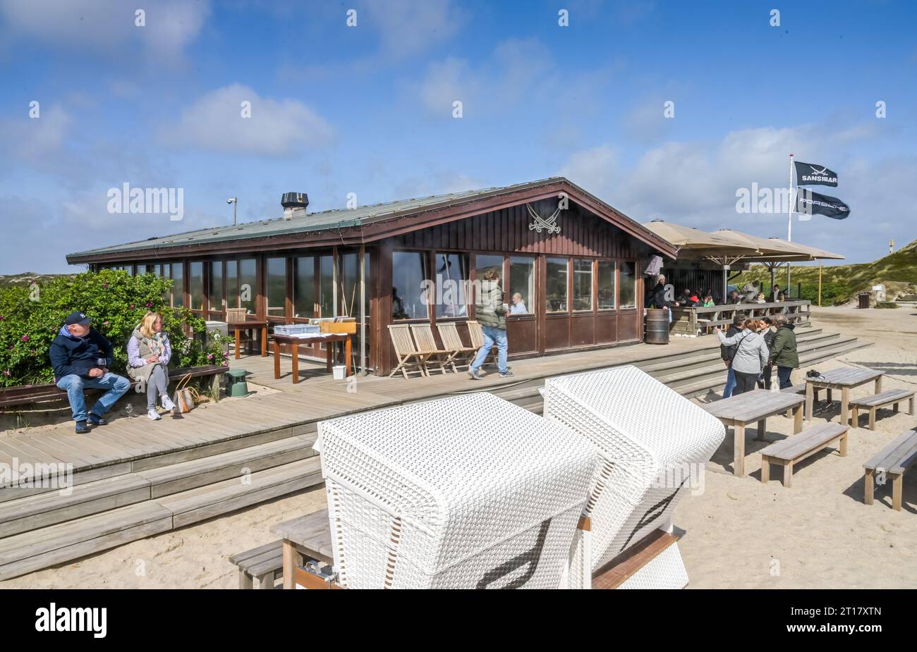 Restaurant Sansibar, Hörnum, Sylt, Schleswig-Holstein, Deutschland Stock Photo