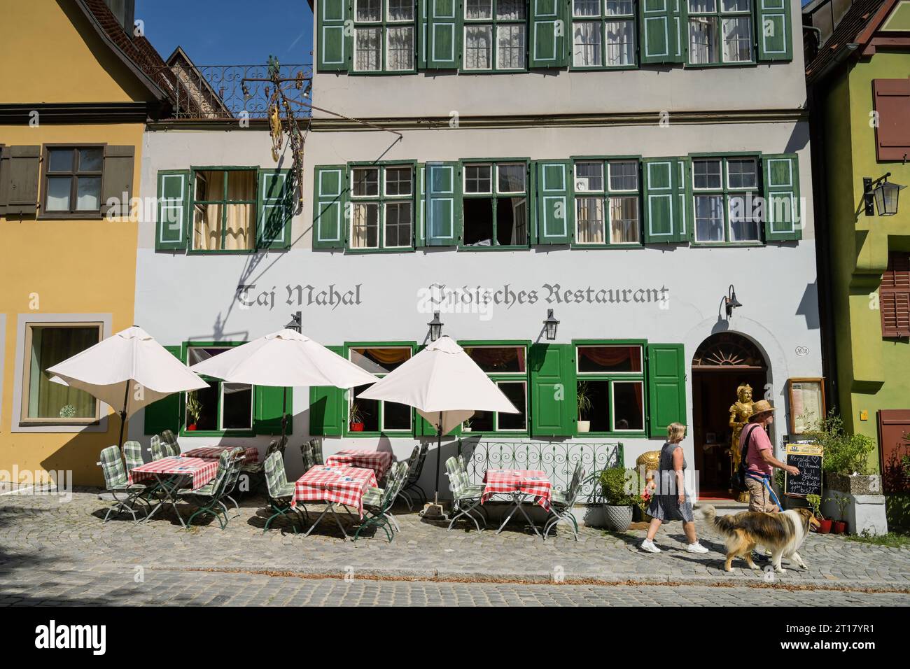 Indisches Restaurant Taj Mahal, Altbauten, Segringer Straße, Altstadt ...