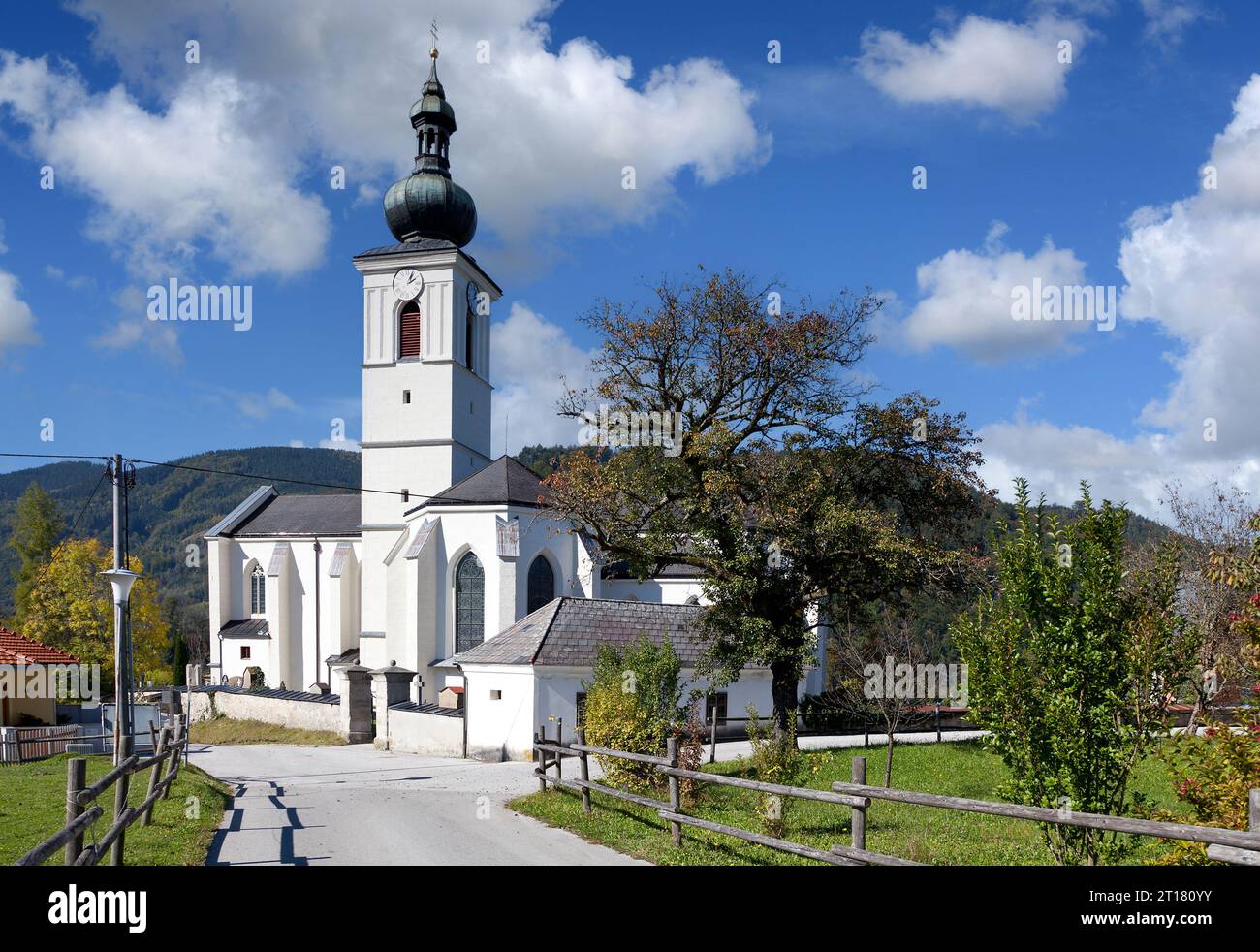 Kirche in Weyer, Oberösterreich, Österreich Stock Photo