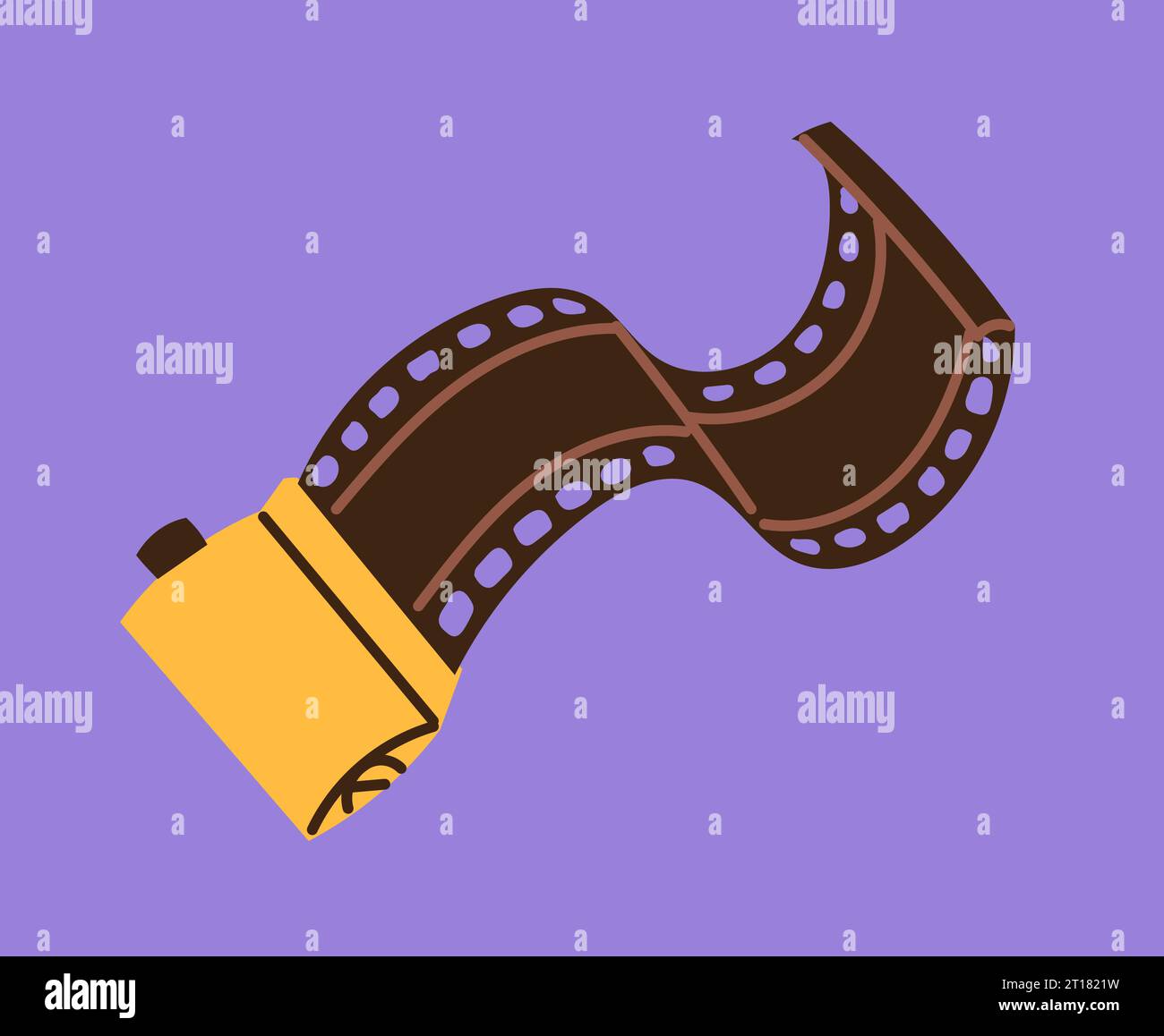 Photo film hand drawn vector illustration Stock Vector Image & Art - Alamy