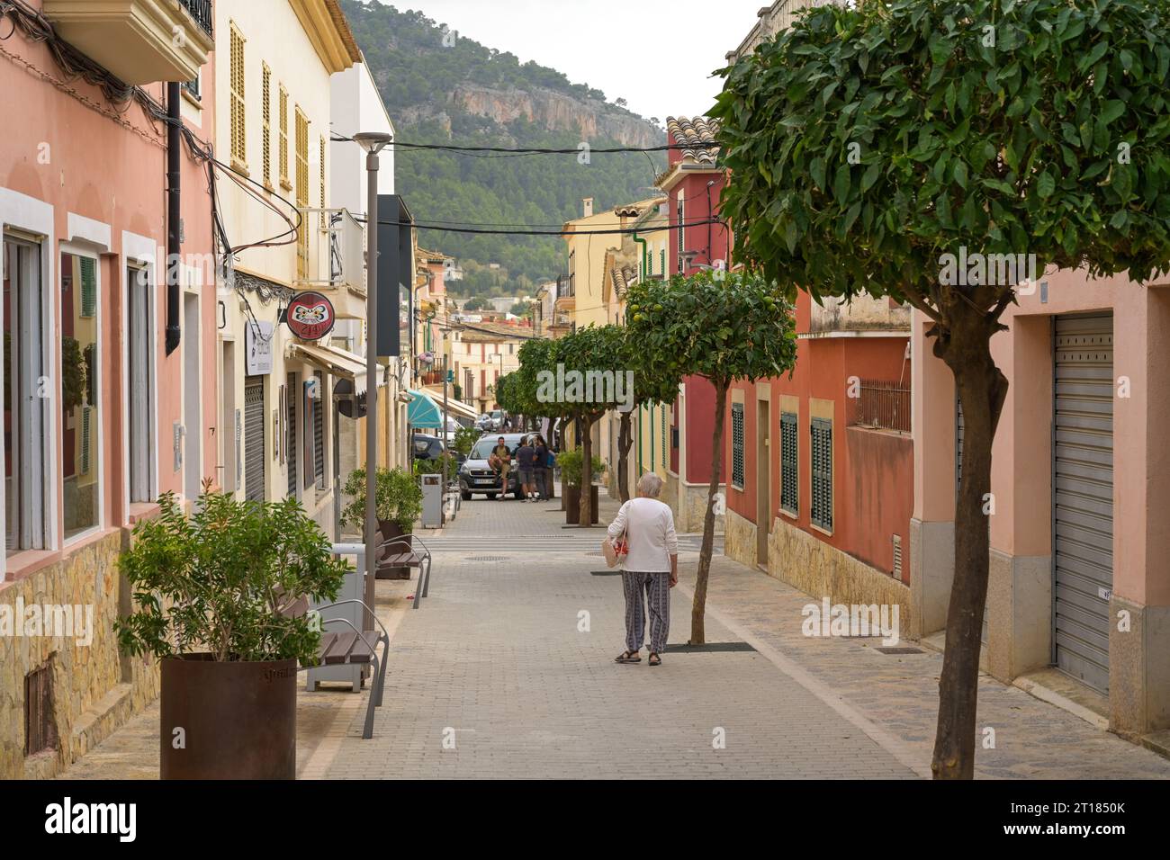 Passantin, Altstadt, Andratx, Mallorca, Spanien Stock Photo