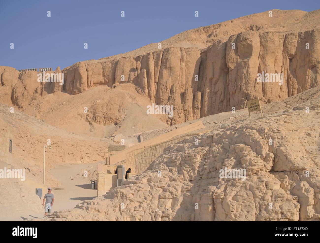 Touristen, Tal der Könige, Theben-West, Ägypten Stock Photo