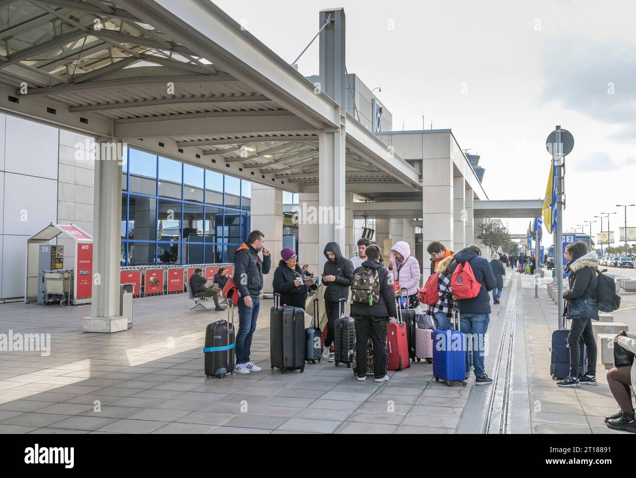 Passagiere, Abflug, Departures, Flughafen Eleftherios Venizelos, Athen