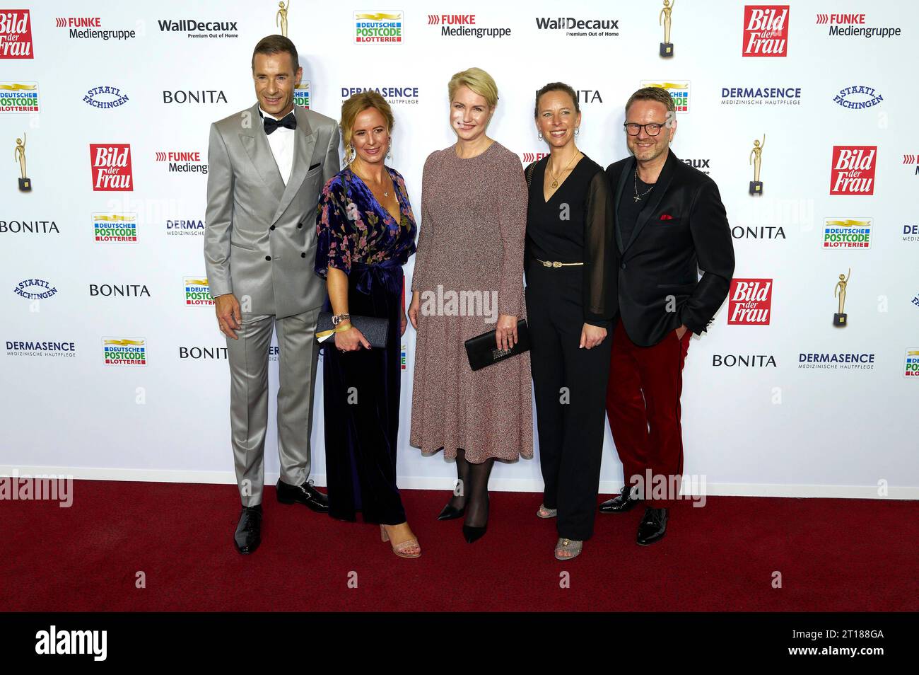 Maria Marx Kai Pflaume, Julia Becker, Manuela Schwesig, Nora Marx und Niklas Jakob ...