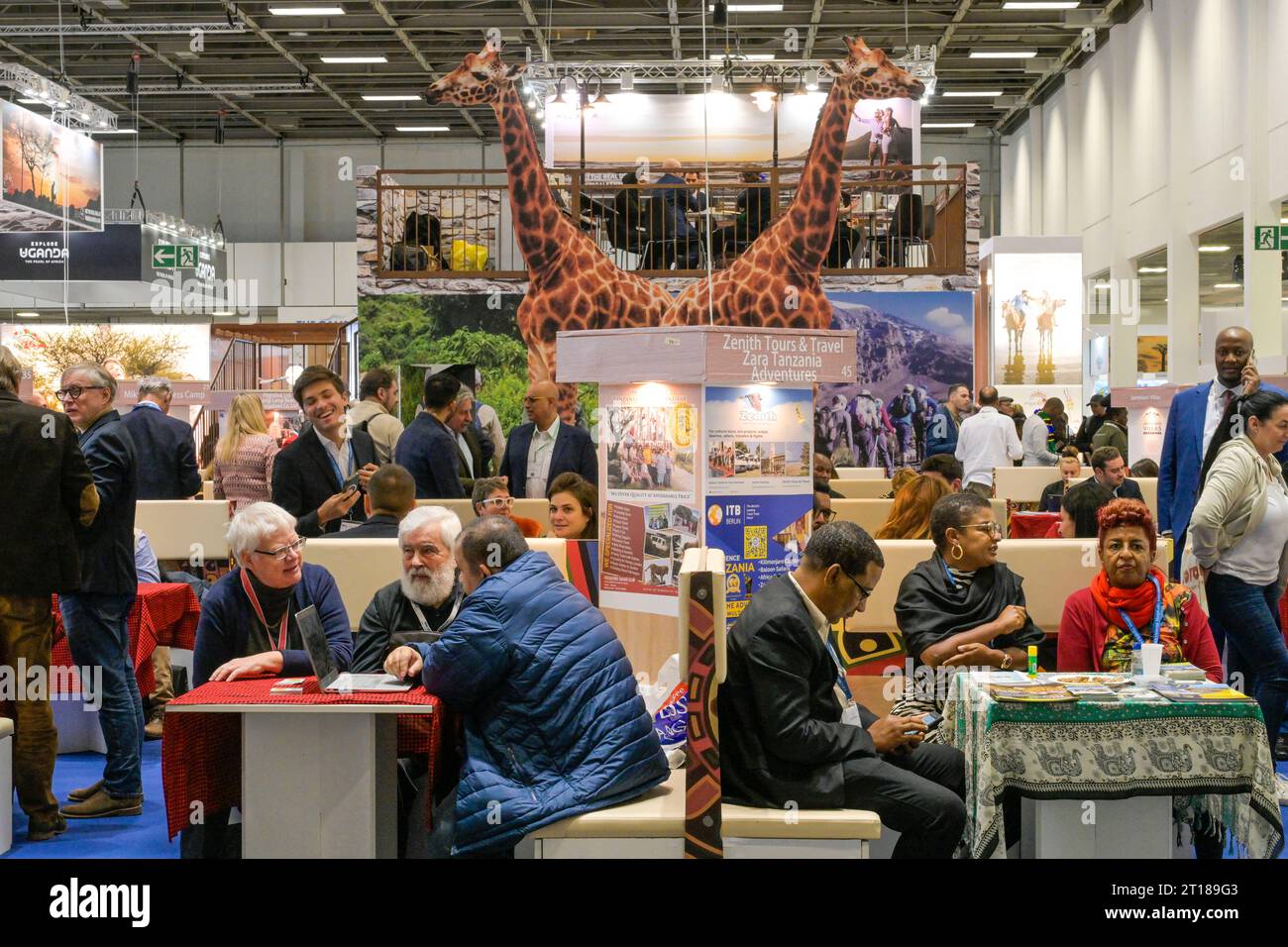 ITB Berlin 2023. Internationale Tourismus-Börse. Hier: Szene in der Afrika-Halle Stock Photo