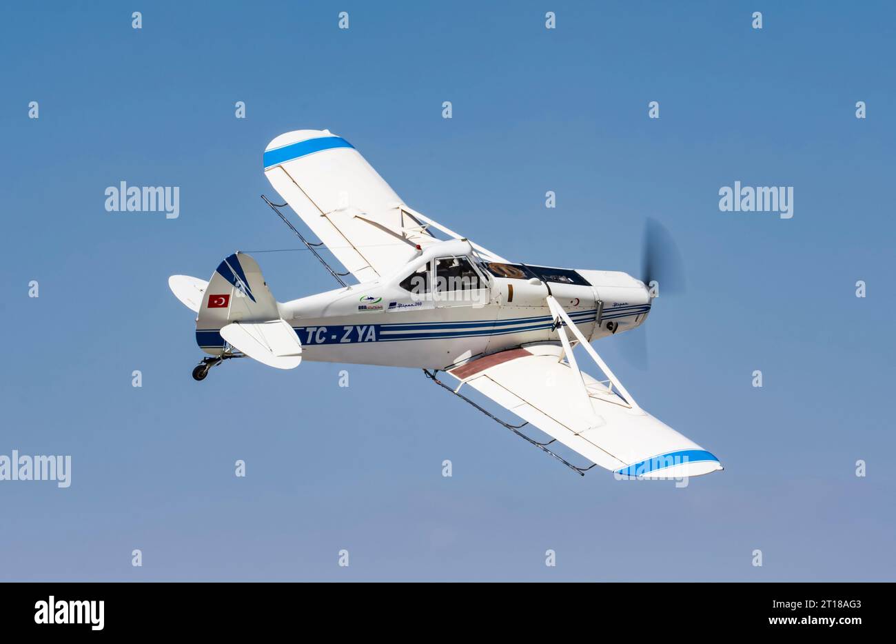 Piper PA25260 Pawnee D pesticide agricultural plane at Sivrihsar 2023