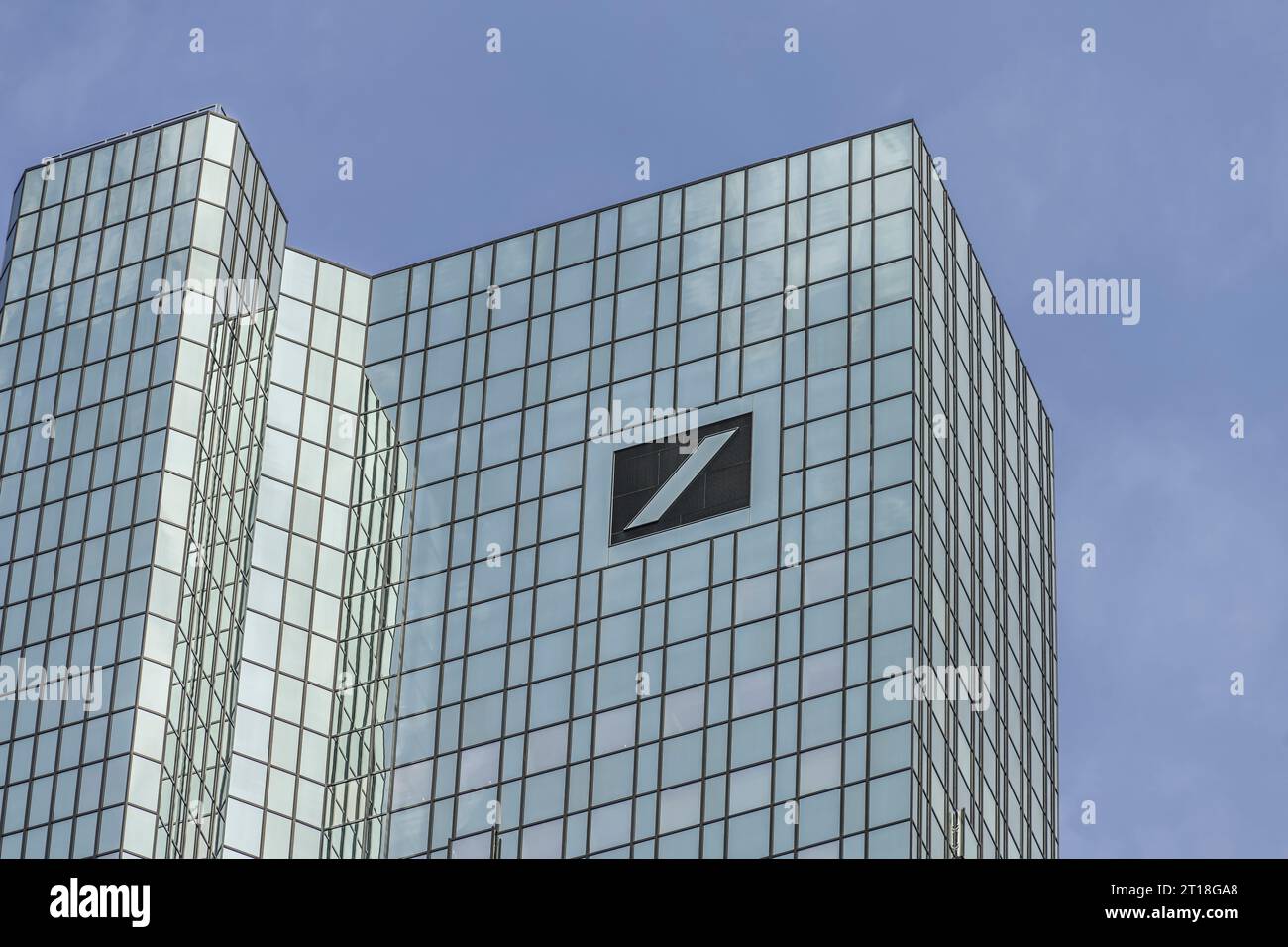 Deutsche Bank, Zentrale, Deutsche Bank Towers, Taunusanlage, Frankfurt am Main, Hessen, Deutschland Stock Photo