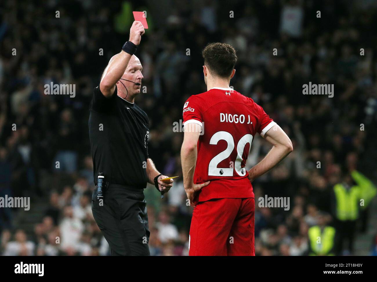 Is sent off v liverpool hi-res stock photography and images - Alamy