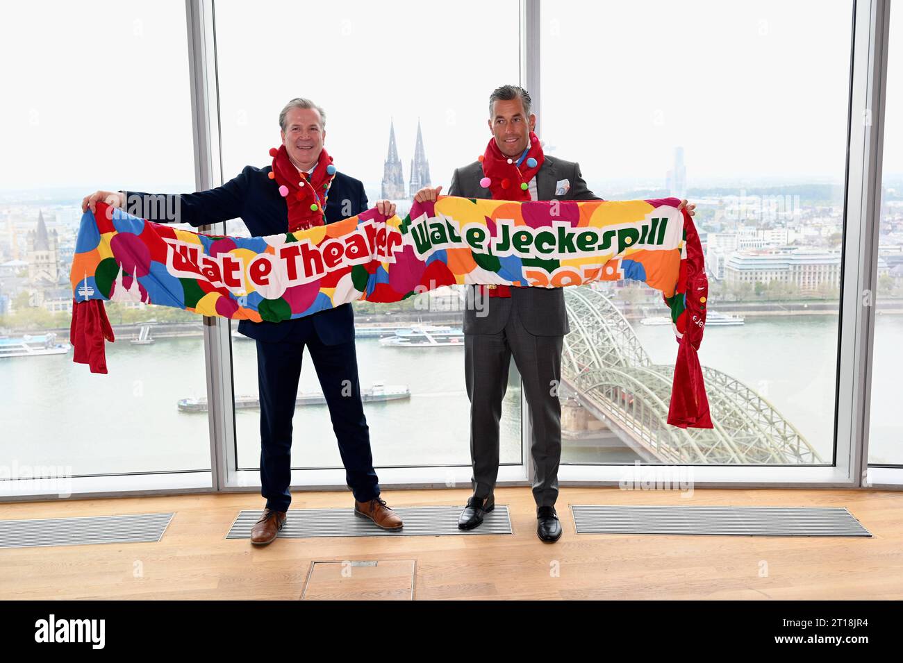 Festkomitee Präsident Christoph Kuckelkorn l und Herbert Geiss r